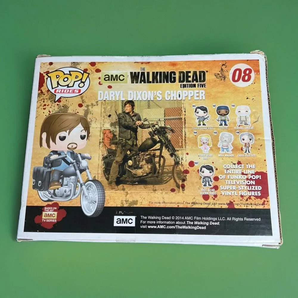 Funko Pop! Rides Vinyl: The Walking Dead - Daryl Dixon's Chopper #08